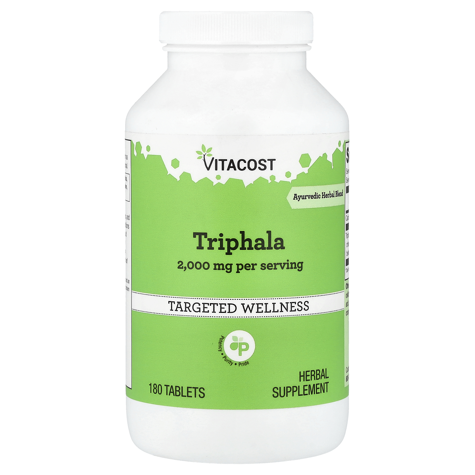 Triphala, 180 Tablets