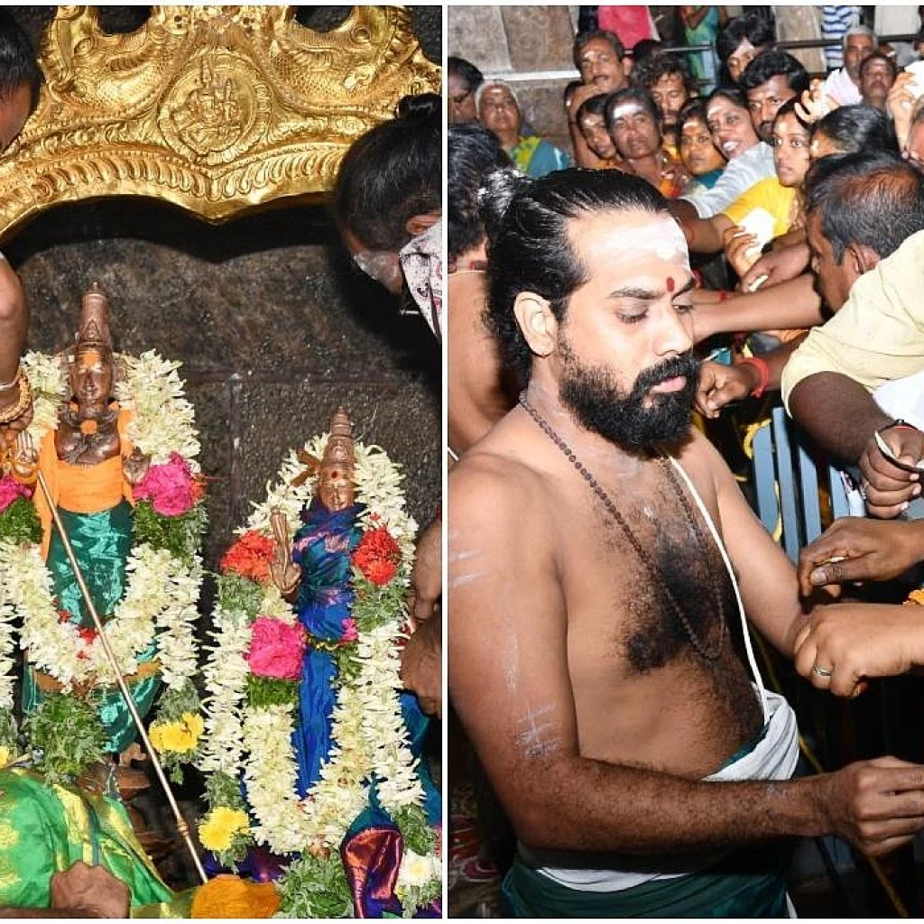 திருப்பரங்குன்றம் சுப்பிரமணிய சுவாமி கோயிலில் கந்த சஷ்டி திருவிழா காப்பு கட்டுதலுடன் தொடக்கம் திருப்பரங்குன்றம் சுப்பிரமணிய சுவாமி கோயிலில் கந்த சஷ்டி திருவிழா காப்பு கட்டுதலுடன் தொடக்கம்