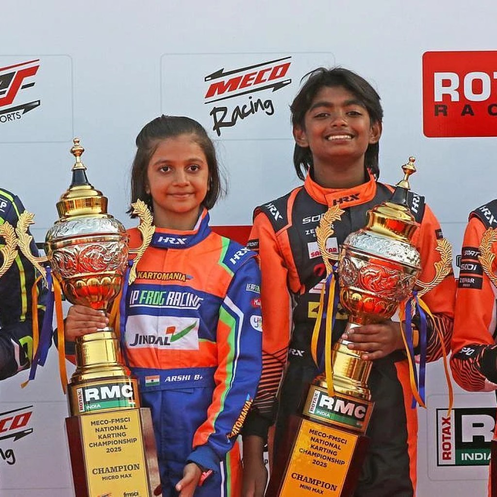 தேசிய கார்டிங்கில் 9 வயதான அர்ஷி பட்டம் வென்று சாதனை! தேசிய கார்டிங்கில் 9 வயதான அர்ஷி பட்டம் வென்று சாதனை!