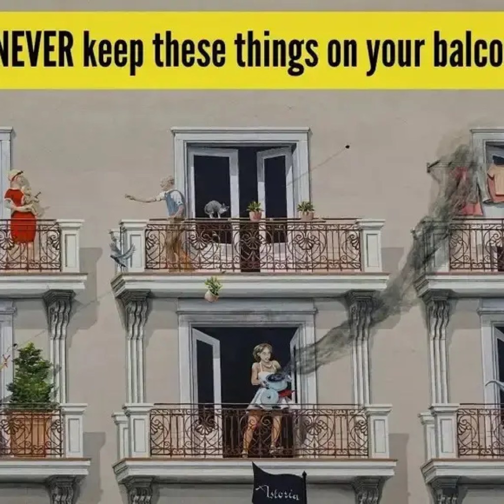 உங்கள் பால்கனியில் நீங்கள் வைத்திருக்கக் கூடாத 7 விஷயங்கள் (அவை நீங்கள் நினைப்பதை விட பெரிய ஆபத்துகள்) – டைம்ஸ் ஆஃப் இந்தியா உங்கள் பால்கனியில் நீங்கள் வைத்திருக்கக் கூடாத 7 விஷயங்கள் (அவை நீங்கள் நினைப்பதை விட பெரிய ஆபத்துகள்) – டைம்ஸ் ஆஃப் இந்தியா