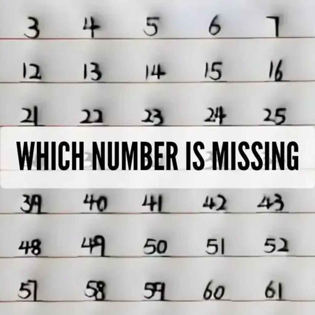 காணாமல் போன எண்ணைக் கண்டுபிடிக்க முடியுமா? கூர்மையான கண்களால் மட்டுமே இந்த வைரஸ் எண் புதிரை உடைக்க முடியும் | – டைம்ஸ் ஆஃப் இந்தியா காணாமல் போன எண்ணைக் கண்டுபிடிக்க முடியுமா? கூர்மையான கண்களால் மட்டுமே இந்த வைரஸ் எண் புதிரை உடைக்க முடியும் | – டைம்ஸ் ஆஃப் இந்தியா
