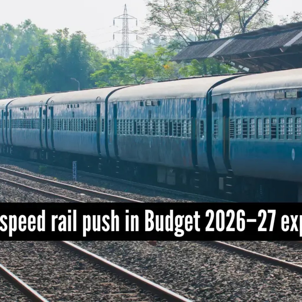 பட்ஜெட் 2026–27 அதிவேக ரயில் புஷ்: டெல்லி முதல் வாரணாசி வரை 4 மணி நேரத்திற்குள், மும்பை-புனே 48 நிமிடங்களில், மேலும் பல | – டைம்ஸ் ஆஃப் இந்தியா பட்ஜெட் 2026–27 அதிவேக ரயில் புஷ்: டெல்லி முதல் வாரணாசி வரை 4 மணி நேரத்திற்குள், மும்பை-புனே 48 நிமிடங்களில், மேலும் பல | – டைம்ஸ் ஆஃப் இந்தியா