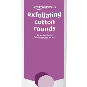 Amazon Basics Exfoliating Cotton Rounds, 100 Count...