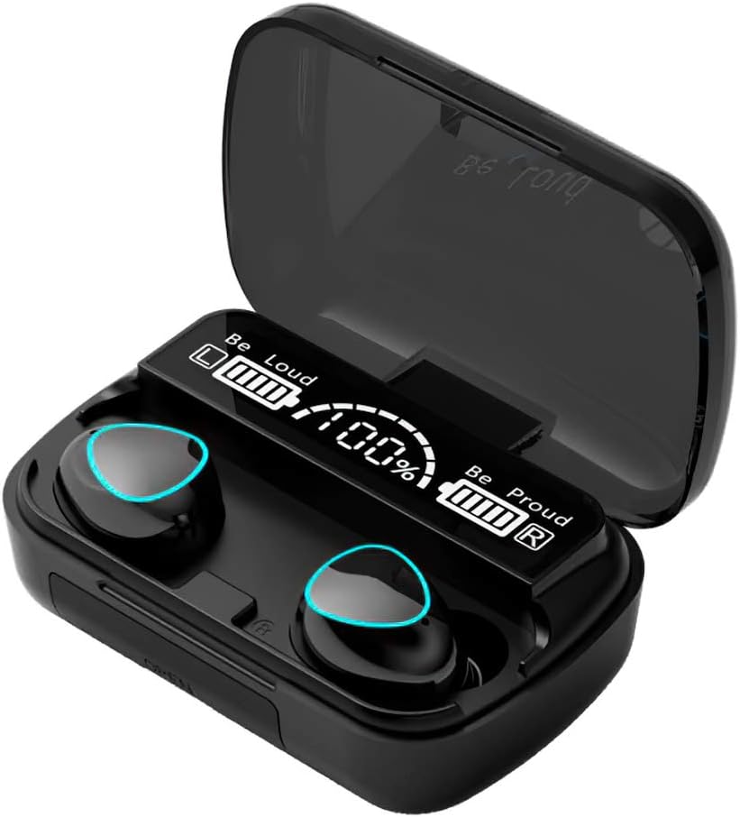 Wireless Earbuds, Bluetooth 5.1 Earphones Auto Pairing Bluetooth Headphones True Wireless Stereo HiFi Headphones for Running Sports in-Ear with Smart LED Display Charging Case/Box Wireless Earbuds, Bluetooth 5.1 Earphones Auto Pairing Bluetooth Headphones True Wireless Stereo HiFi Headphones for Running Sports in-Ear with Smart LED Display Charging Case/Box