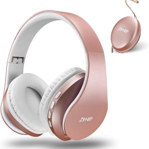 ZIHNIC Bluetooth Headphones Over-Ear, Foldable Wireless...