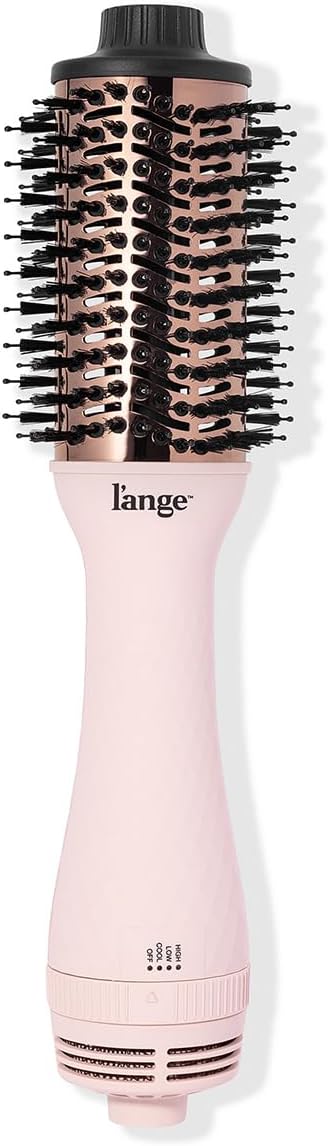 L’ANGE HAIR Le Volume 2-in-1 Titanium Blow Dryer Brush | Hot Air Brush in One with Oval Barrel | Hair Styler for Smooth, Frizz-Free Results for All Hair Types (Blush – 60mm) L’ANGE HAIR Le Volume 2-in-1 Titanium Blow Dryer Brush | Hot Air Brush in One with Oval Barrel | Hair Styler for Smooth, Frizz-Free Results for All Hair Types (Blush – 60mm)