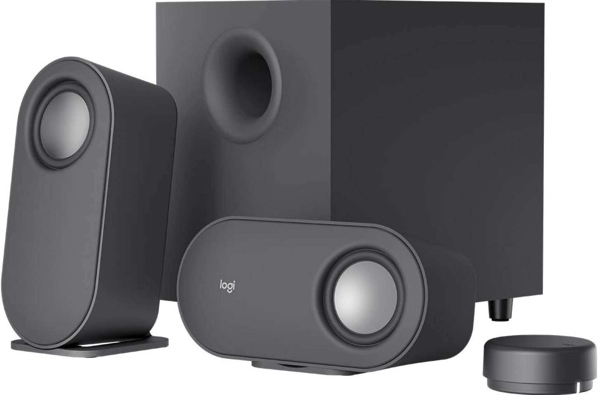 Logitech Z407 Bluetooth Computer Speakers with Subwoofer and Wireless Control, Immersive Sound, Premium Audio with Multiple Inputs, USB Speakers, Black Logitech Z407 Bluetooth Computer Speakers with Subwoofer and Wireless Control, Immersive Sound, Premium Audio with Multiple Inputs, USB Speakers, Black