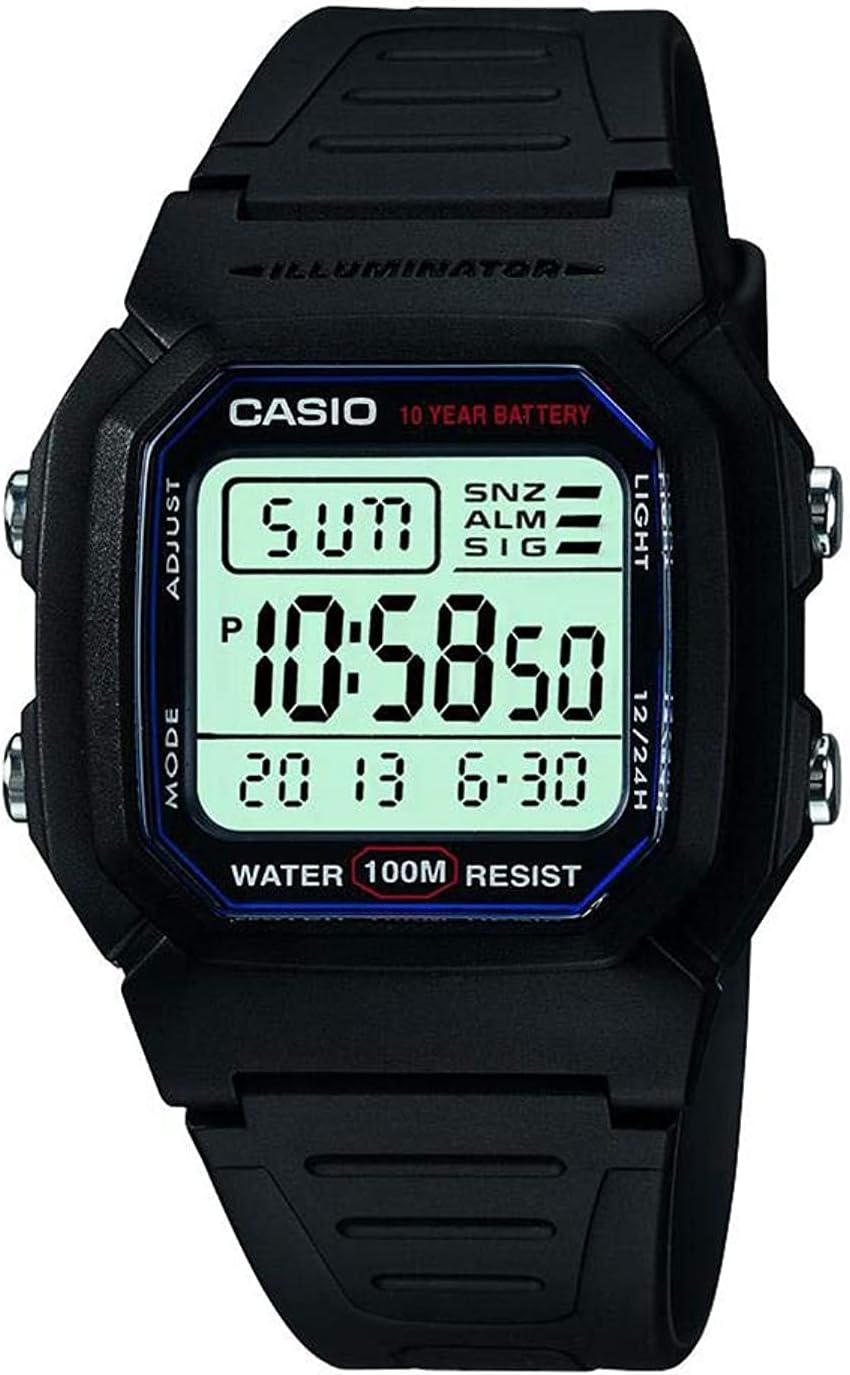 Casio W800HG Series | Men’s Digital Watch | 100 Meter Water Resistance | Multi Function Alarm | 100 SEC Stopwatch | Auto Calendar | Countdown Timer | LED Light | Dual Time| 10 Year Battery Casio W800HG Series | Men’s Digital Watch | 100 Meter Water Resistance | Multi Function Alarm | 100 SEC Stopwatch | Auto Calendar | Countdown Timer | LED Light | Dual Time| 10 Year Battery