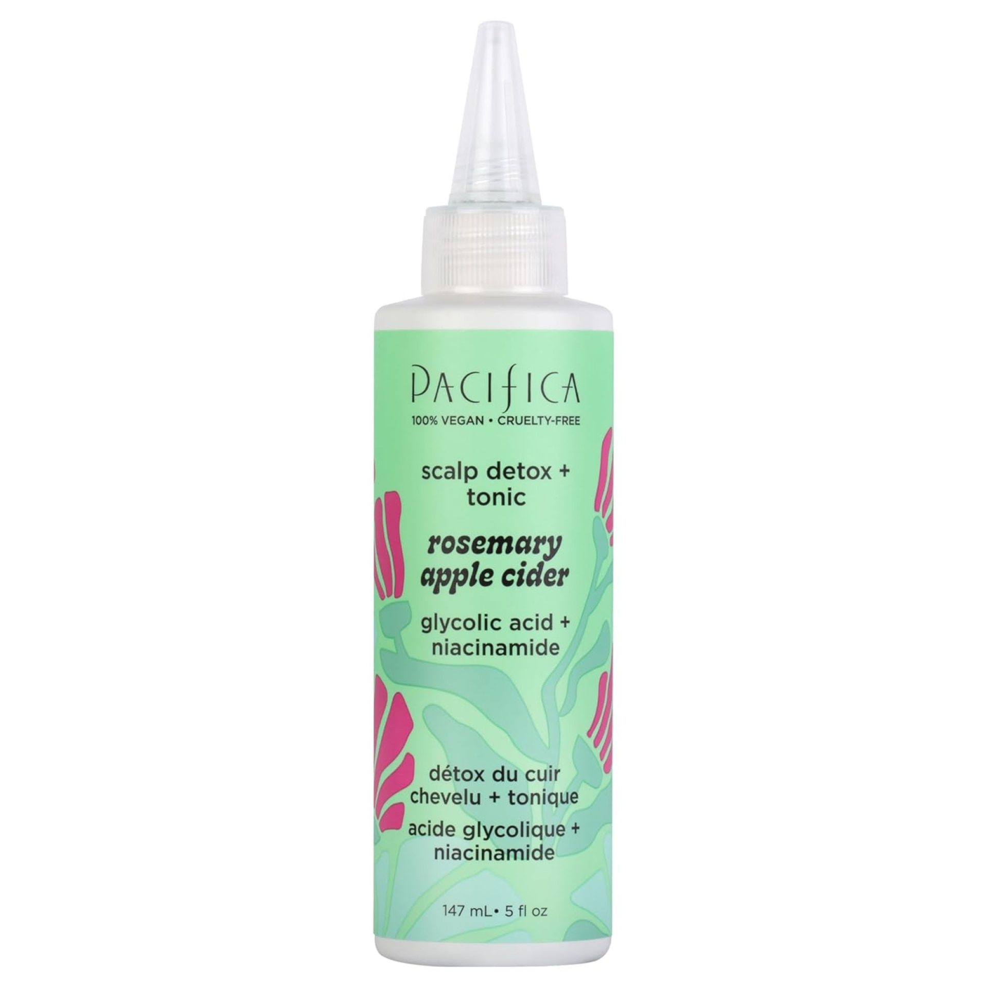 Pacifica Scalp Detox Tonic – Rosemary Apple Cider Scalp Exfoliator – Scalp Scrub w/ Salicylic Acid for Clarifying Build Up & Purifying – Itchy, Dry Scalp Treatment , Vegan & Cruelty-Free, 5 oz Pacifica Scalp Detox Tonic – Rosemary Apple Cider Scalp Exfoliator – Scalp Scrub w/ Salicylic Acid for Clarifying Build Up & Purifying – Itchy, Dry Scalp Treatment , Vegan & Cruelty-Free, 5 oz