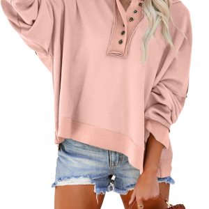 Dokotoo Hoodies for Women 2024 Fashion Fall V Neck...