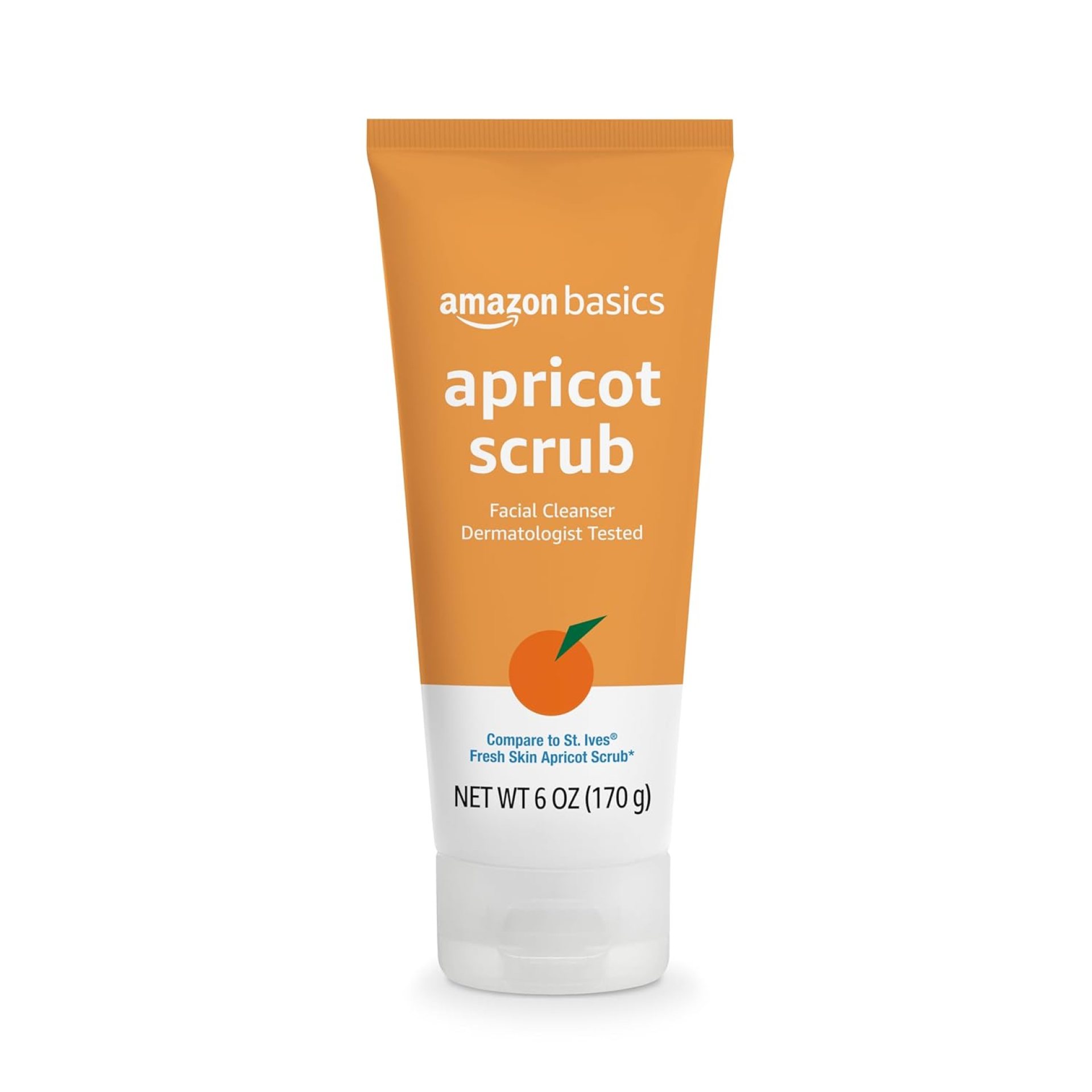 Amazon Basics Apricot Scrub Facial Cleanser, 6 Ounce (Previously Solimo) Amazon Basics Apricot Scrub Facial Cleanser, 6 Ounce (Previously Solimo)