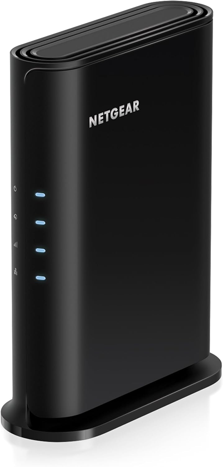 NETGEAR WiFi 6 Router (R6700AXv3) – Security Features, AX1800 Wireless Speed (Up to 1.8 Gbps) – Covers up to 1,500 sq. ft., 20 Devices NETGEAR WiFi 6 Router (R6700AXv3) – Security Features, AX1800 Wireless Speed (Up to 1.8 Gbps) – Covers up to 1,500 sq. ft., 20 Devices