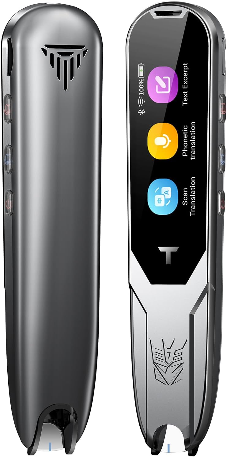 Translator Pen, Reading Pen for Dyslexia, Traductor De Voz Instantaneo, Pen Scanner Text to Speech Device, Scan Reader Pen OCR Digital Pen Reader, Wireless Translation Pen Scanner for Students Adults Translator Pen, Reading Pen for Dyslexia, Traductor De Voz Instantaneo, Pen Scanner Text to Speech Device, Scan Reader Pen OCR Digital Pen Reader, Wireless Translation Pen Scanner for Students Adults