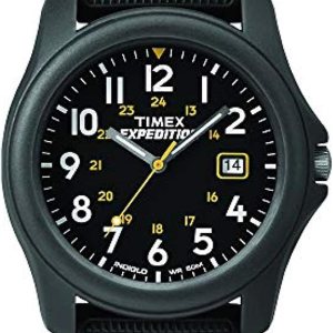 Timex Men’s Expedition Camper Nylon/Leather Strap...