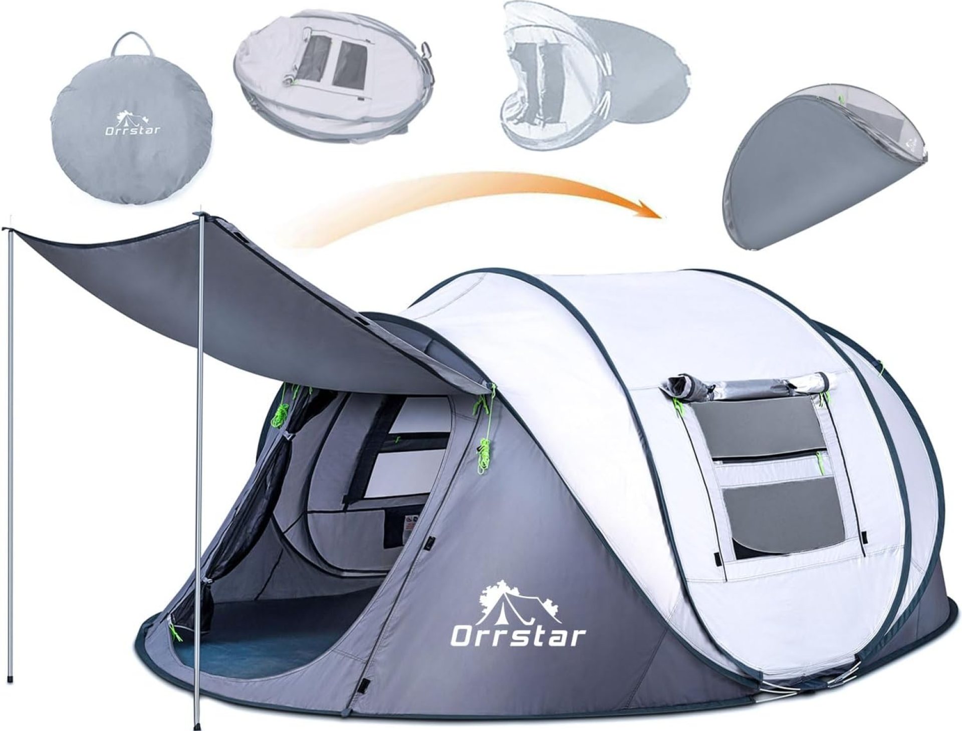 Pop Up Tents for Camping 4 Person Waterproof Pop Up Tent Easy Up Setup Camping Tent 4 People 2 Big Doors Instant Tent Family Tent Popup Pop Up Tents for Camping 4 Person Waterproof Pop Up Tent Easy Up Setup Camping Tent 4 People 2 Big Doors Instant Tent Family Tent Popup