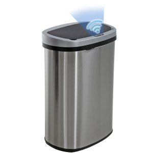 Kitchen Trash Can with Lid, 13 Gallon Automatic Garbage...