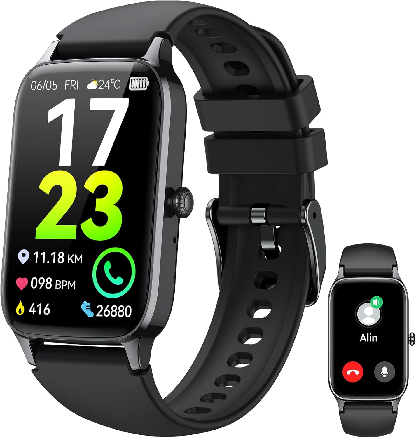 Smart Watch for Men Women(Answer/Make Call), 2025 Fitness Activity Tracker 1.57” Smartwatch with Heart Rate/Sleep Monitor/Pedometer/Calories/110+ Sports, IP68 Waterproof Fitness Watch for Android iOS Smart Watch for Men Women(Answer/Make Call), 2025 Fitness Activity Tracker 1.57” Smartwatch with Heart Rate/Sleep Monitor/Pedometer/Calories/110+ Sports, IP68 Waterproof Fitness Watch for Android iOS