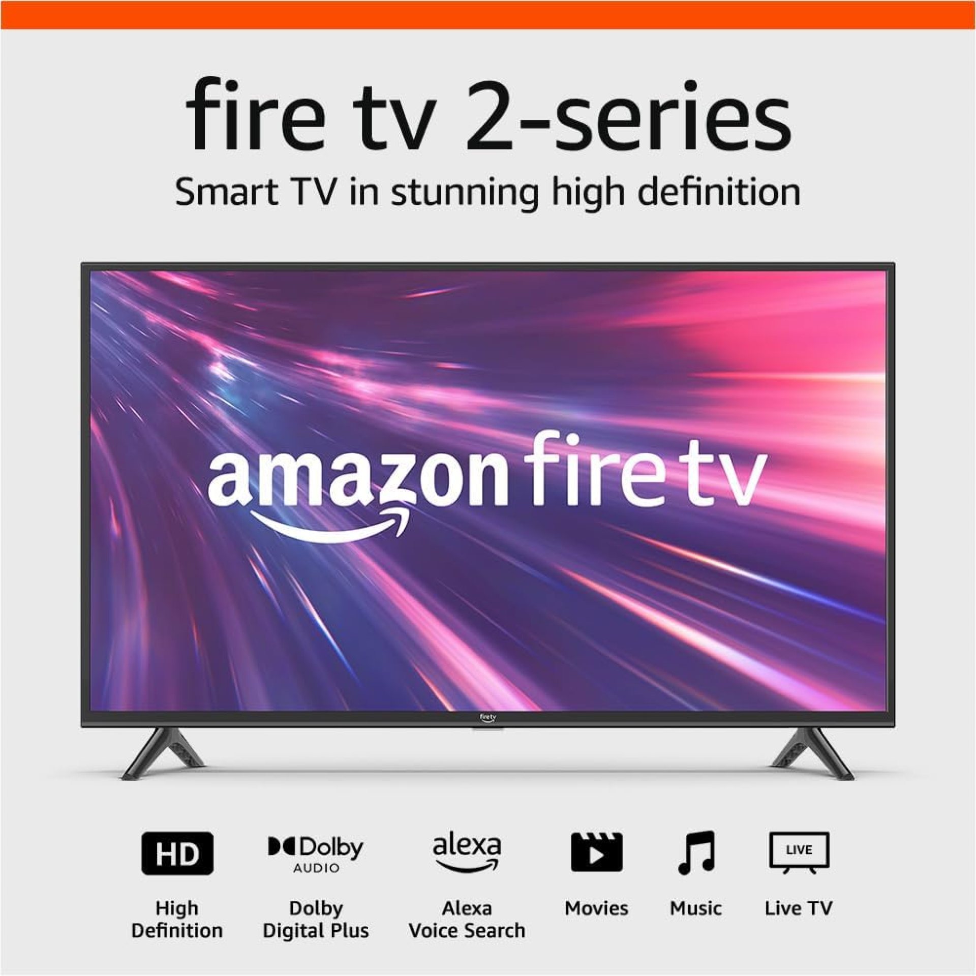 Amazon Fire TV 40″ 2-Series (newest model), HD smart TV with Fire TV Alexa Voice Remote, stream live TV without cable Amazon Fire TV 40″ 2-Series (newest model), HD smart TV with Fire TV Alexa Voice Remote, stream live TV without cable
