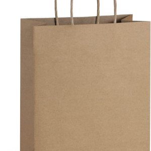 BagDream 50Pcs Gift Bags 8×4.25×10.5 Kraft...