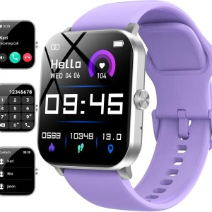 Smart Watch, 1.85″ Smartwatch for Men Women (Answer/Make...