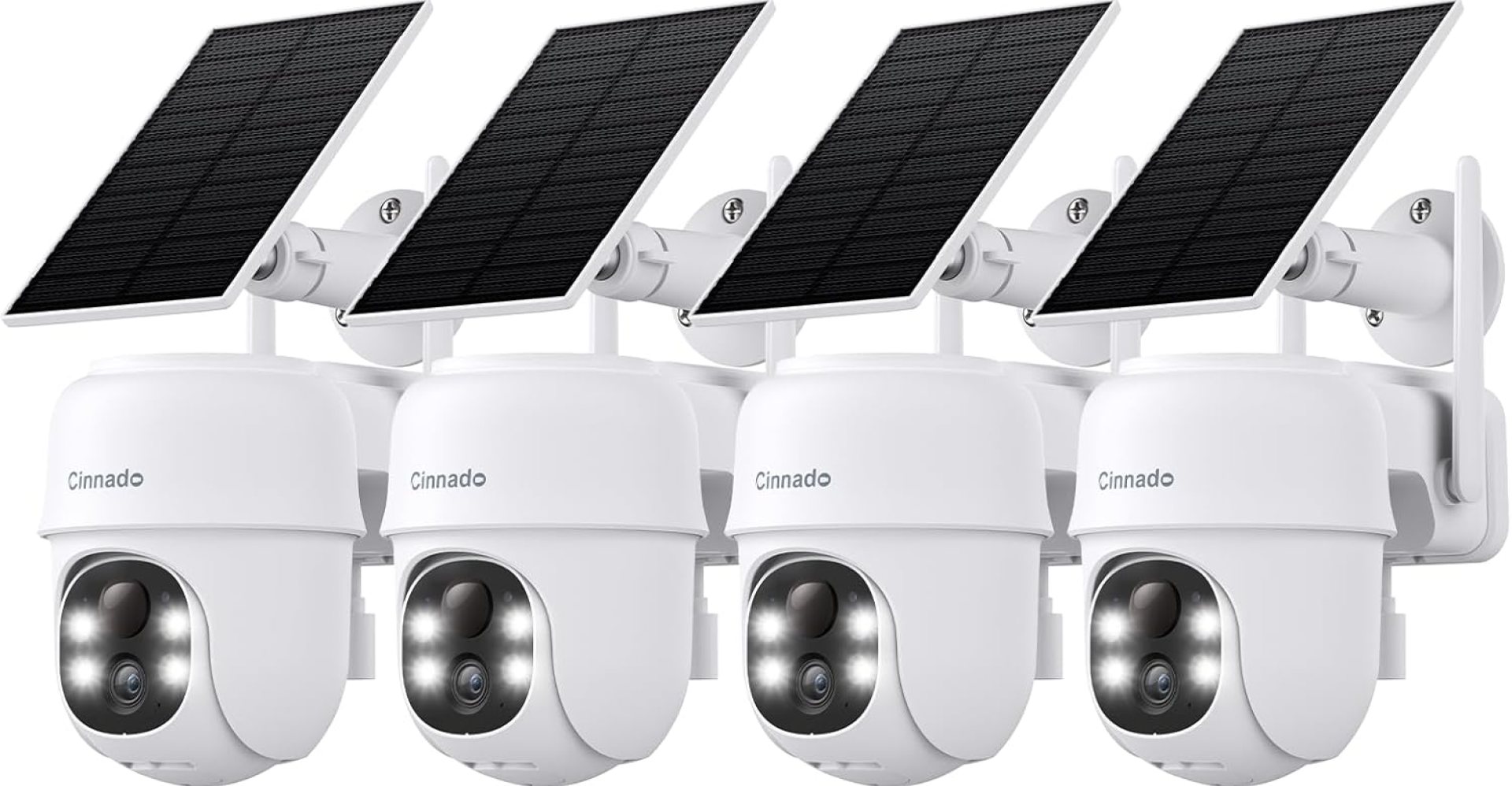 2K Cameras for Home Security-2.4G WiFi Outdoor Camera Wireless Solar/Battery Powered, 360° Viewing, Human Detection, Color Night Vision, Cloud/SD Storage B6 (B6-White-4pack-2.4G) 2K Cameras for Home Security-2.4G WiFi Outdoor Camera Wireless Solar/Battery Powered, 360° Viewing, Human Detection, Color Night Vision, Cloud/SD Storage B6 (B6-White-4pack-2.4G)