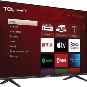 TCL 55″ Class 4-Series 4K UHD HDR Smart Roku...