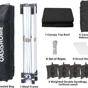 OASISHOME Pop-up Gazebo Instant Portable Canopy Tent...