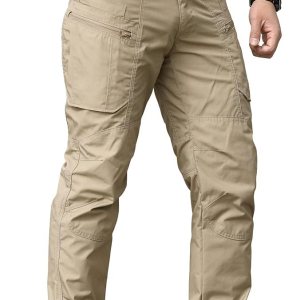 NAVEKULL Men’s Hiking Tactical Pants Rip-Stop...