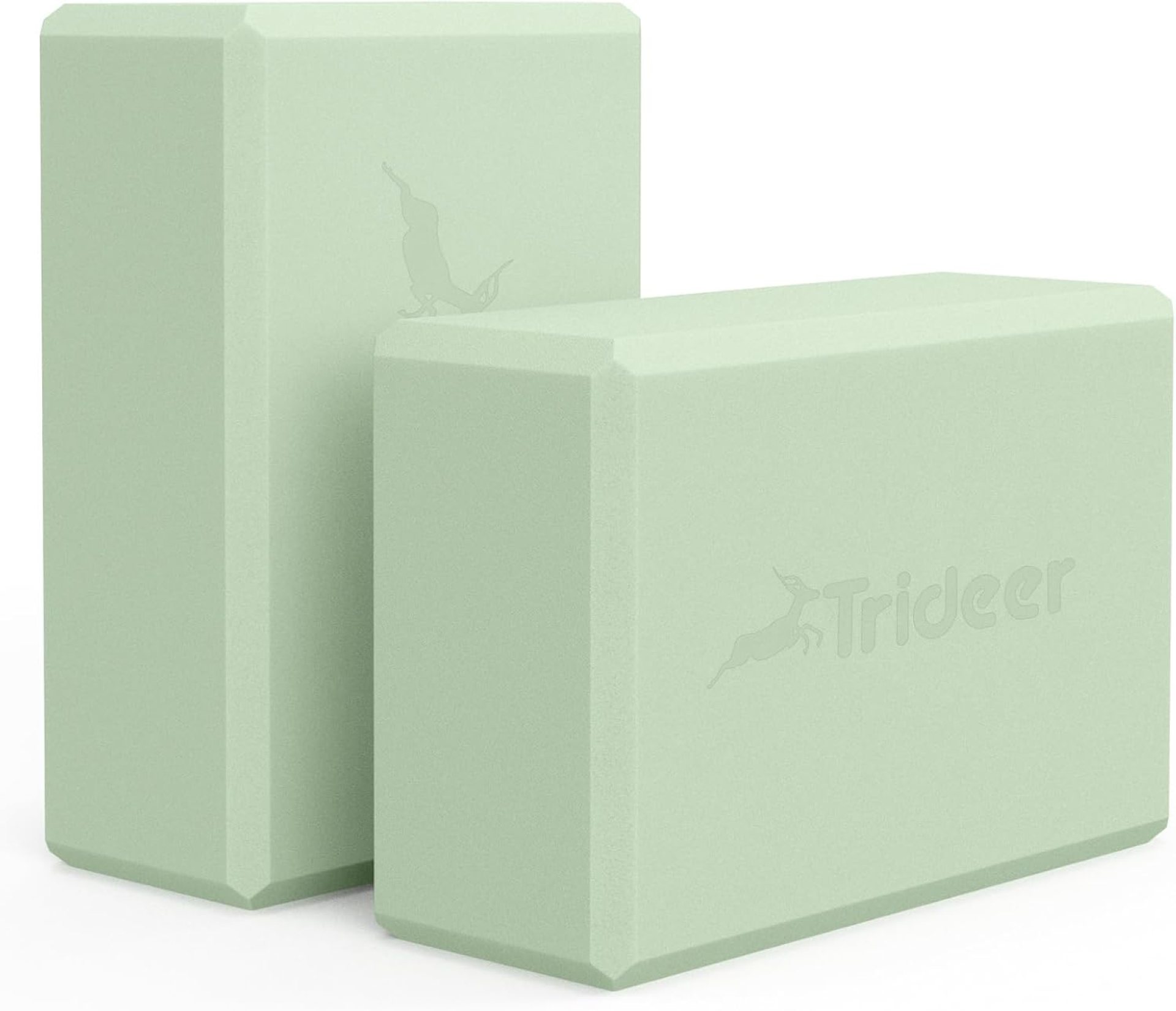 Trideer Yoga Blocks 2 Pack, Soft Non-Slip Surface Premium Foam Blocks, Supportive, Lightweight, Odor Resistant, Yoga Accessories for Pilates Meditation General Fitness Stretching Toning Trideer Yoga Blocks 2 Pack, Soft Non-Slip Surface Premium Foam Blocks, Supportive, Lightweight, Odor Resistant, Yoga Accessories for Pilates Meditation General Fitness Stretching Toning