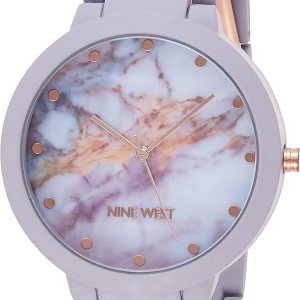 Nine West Women’s Rubberized Bracelet Watch