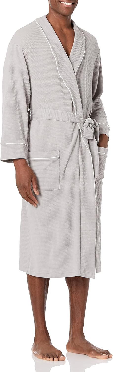 Amazon Essentials Men’s Lightweight Waffle Robe (Available in Big & Tall) Amazon Essentials Men’s Lightweight Waffle Robe (Available in Big & Tall)