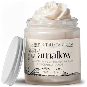 100% Grass Fed Beef Tallow for Skin Care – Face...