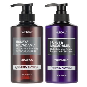 KUNDAL Natural Shampoo and Conditioner Set [Cherry...