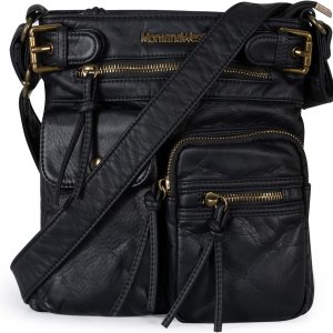 Montana West Crossbody Bag for Women Soft Washed Leather...