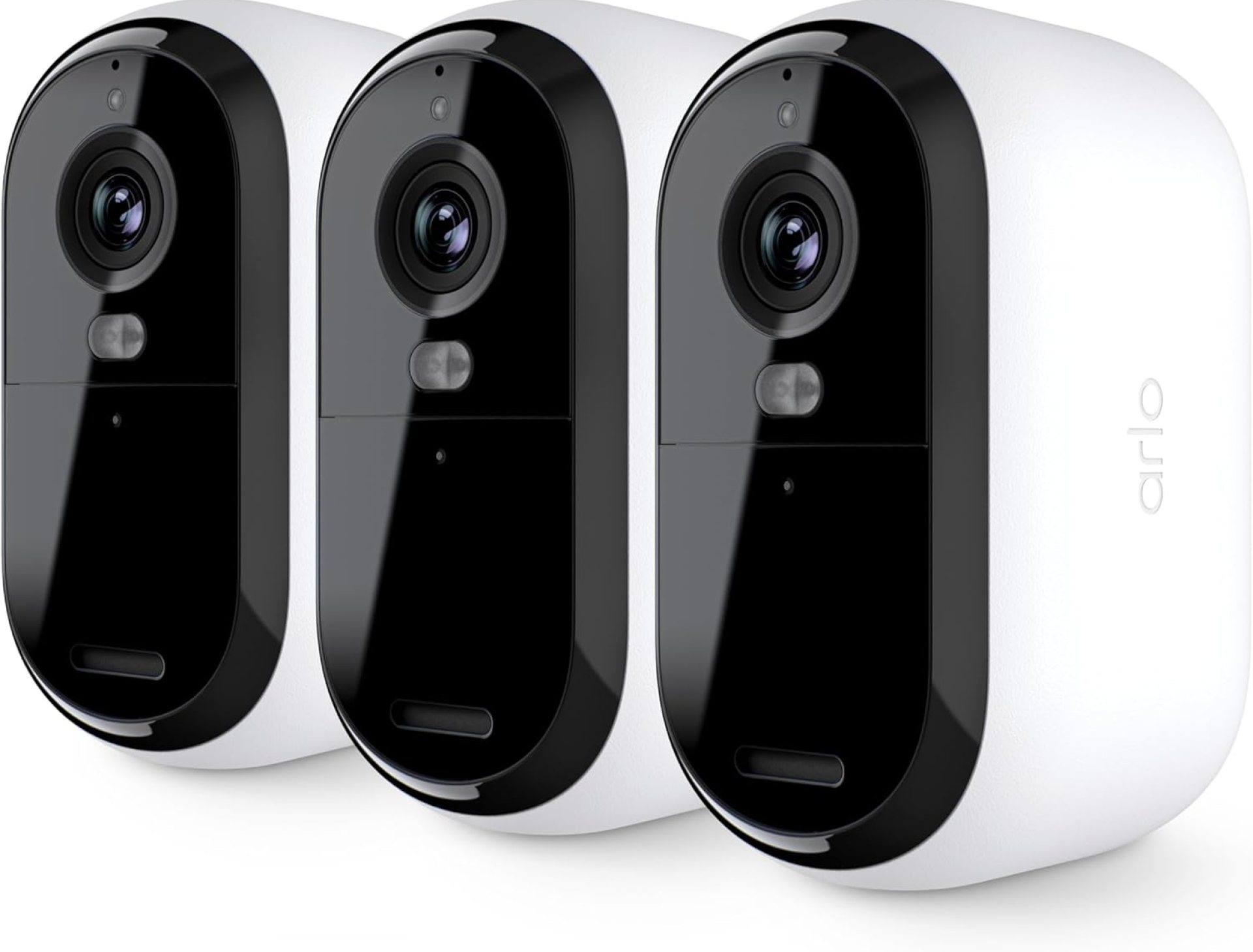 Arlo Essential Security Camera 1080p HD | Outdoor – Indoor | 2nd Gen | Wireless with Spotlight, 2-Way Audio, Color Night Vision, Live Stream, Real Time Notifications, Wide Angle – White, 3 Cameras Arlo Essential Security Camera 1080p HD | Outdoor – Indoor | 2nd Gen | Wireless with Spotlight, 2-Way Audio, Color Night Vision, Live Stream, Real Time Notifications, Wide Angle – White, 3 Cameras