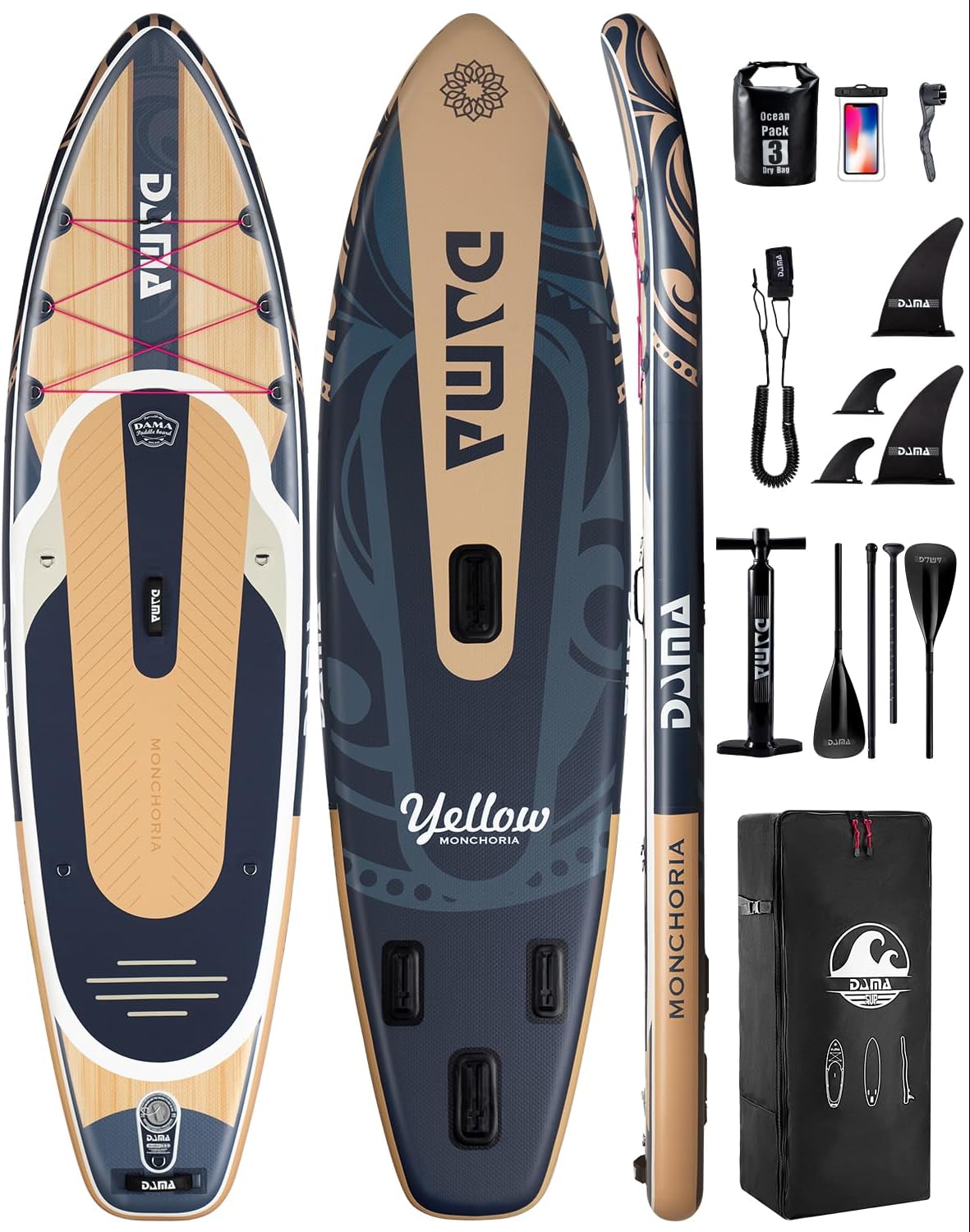 DAMA 11’*34″*6″ Stand Up Paddle Board, Inflatable Paddle Board,Inflatable Paddle Boards for Adults w/a Wide, Smooth and Non Slip Deck, Versatile Styles, Suitable for Adults DAMA 11’*34″*6″ Stand Up Paddle Board, Inflatable Paddle Board,Inflatable Paddle Boards for Adults w/a Wide, Smooth and Non Slip Deck, Versatile Styles, Suitable for Adults