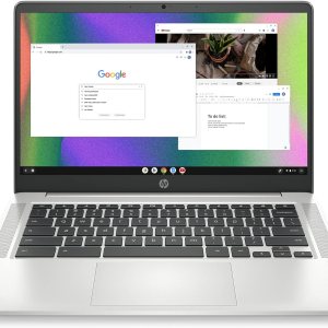 HP Chromebook 14 Laptop, Intel Celeron N4120, 4 GB...