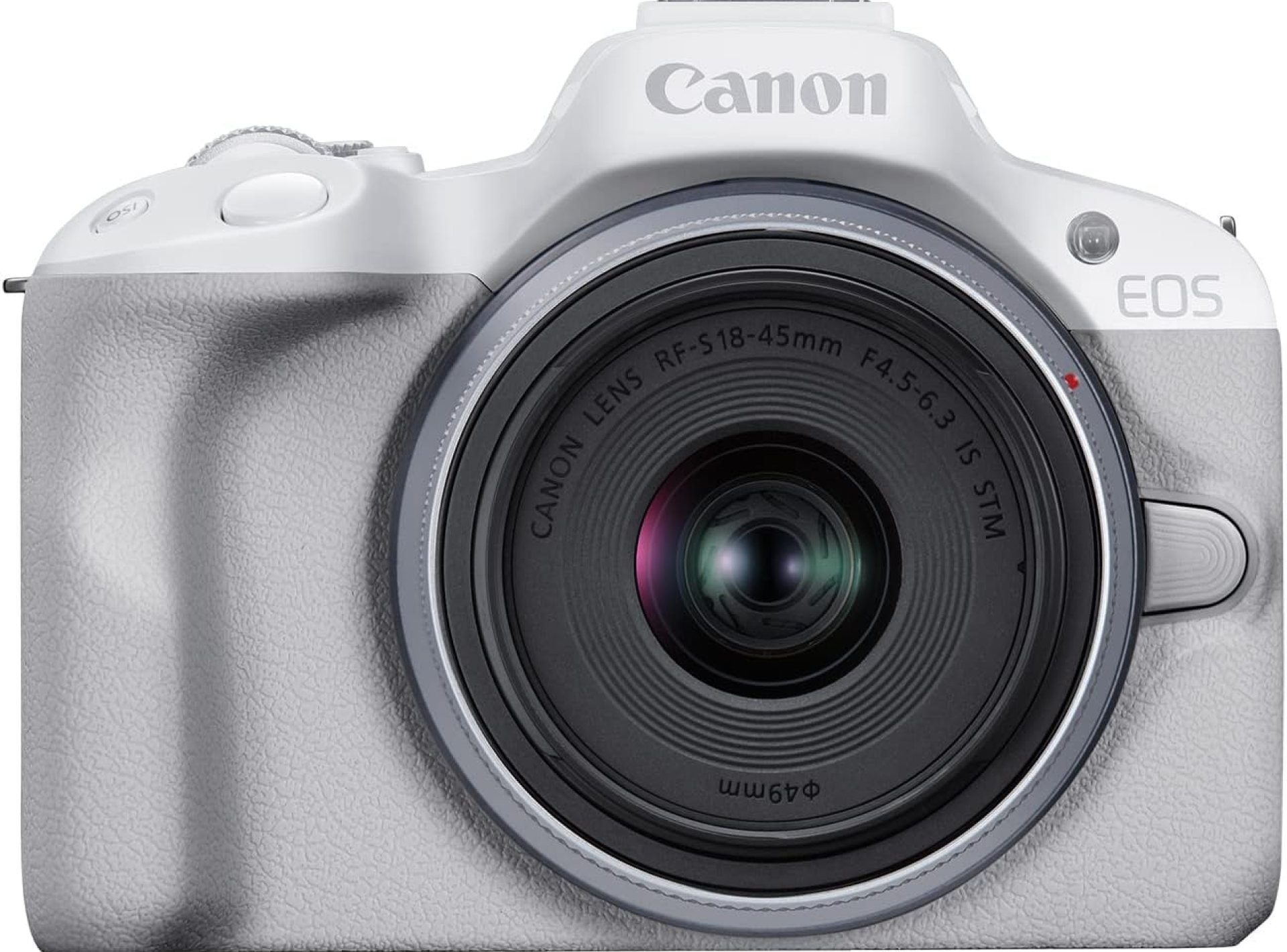 Canon EOS R50 Mirrorless Camera RF-S18-45mm F4.5-6.3 is STM Lens Kit, 24.2 Megapixel CMOS (APS-C) Sensor, 4K Video, Hybrid Camera, Photo and Video, Vlogging, Content Creator, RF Mount, White Canon EOS R50 Mirrorless Camera RF-S18-45mm F4.5-6.3 is STM Lens Kit, 24.2 Megapixel CMOS (APS-C) Sensor, 4K Video, Hybrid Camera, Photo and Video, Vlogging, Content Creator, RF Mount, White