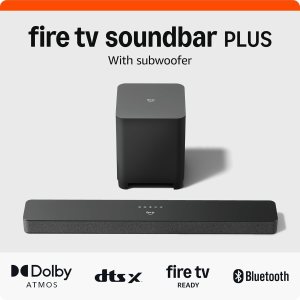 Amazon Fire TV Soundbar Plus with subwoofer (newest...