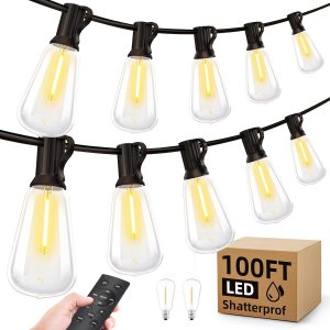 Outdoor String Led Patio Lights – 100Ft 30M Outside...