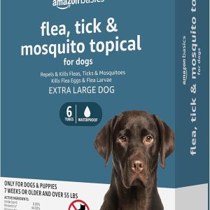 Amazon Basics Flea, Tick & Mosquito Topical Treatment...