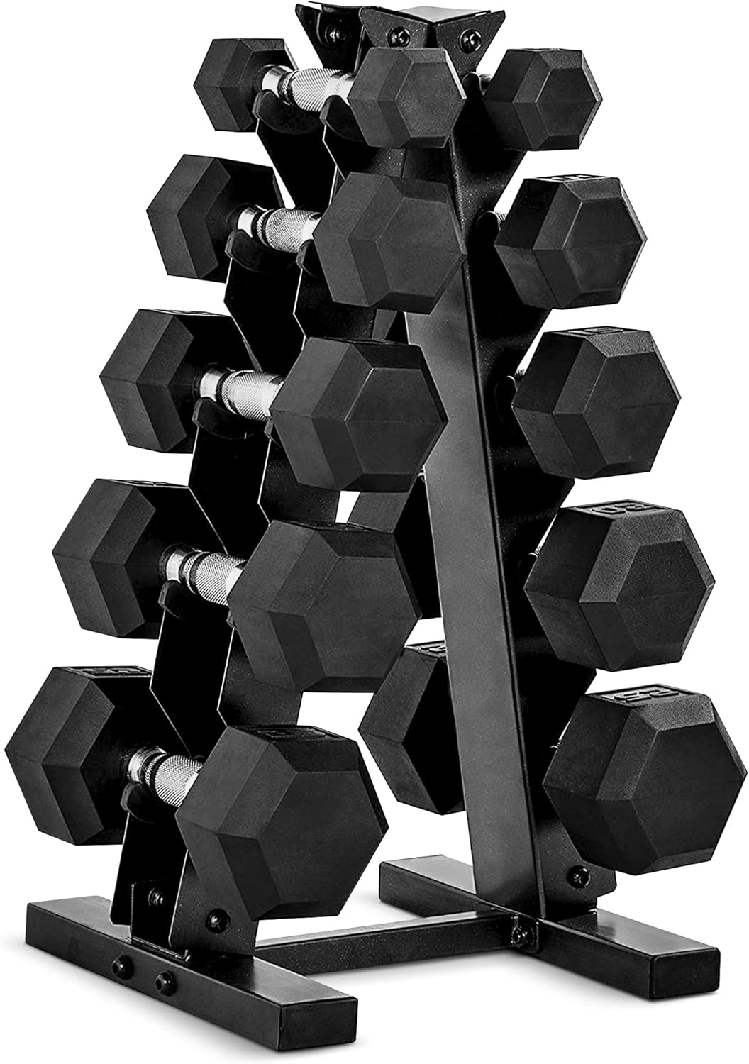 CAP Barbell Dumbbell Set with Rack | Multiple Options in 150lbs and 210lbs CAP Barbell Dumbbell Set with Rack | Multiple Options in 150lbs and 210lbs