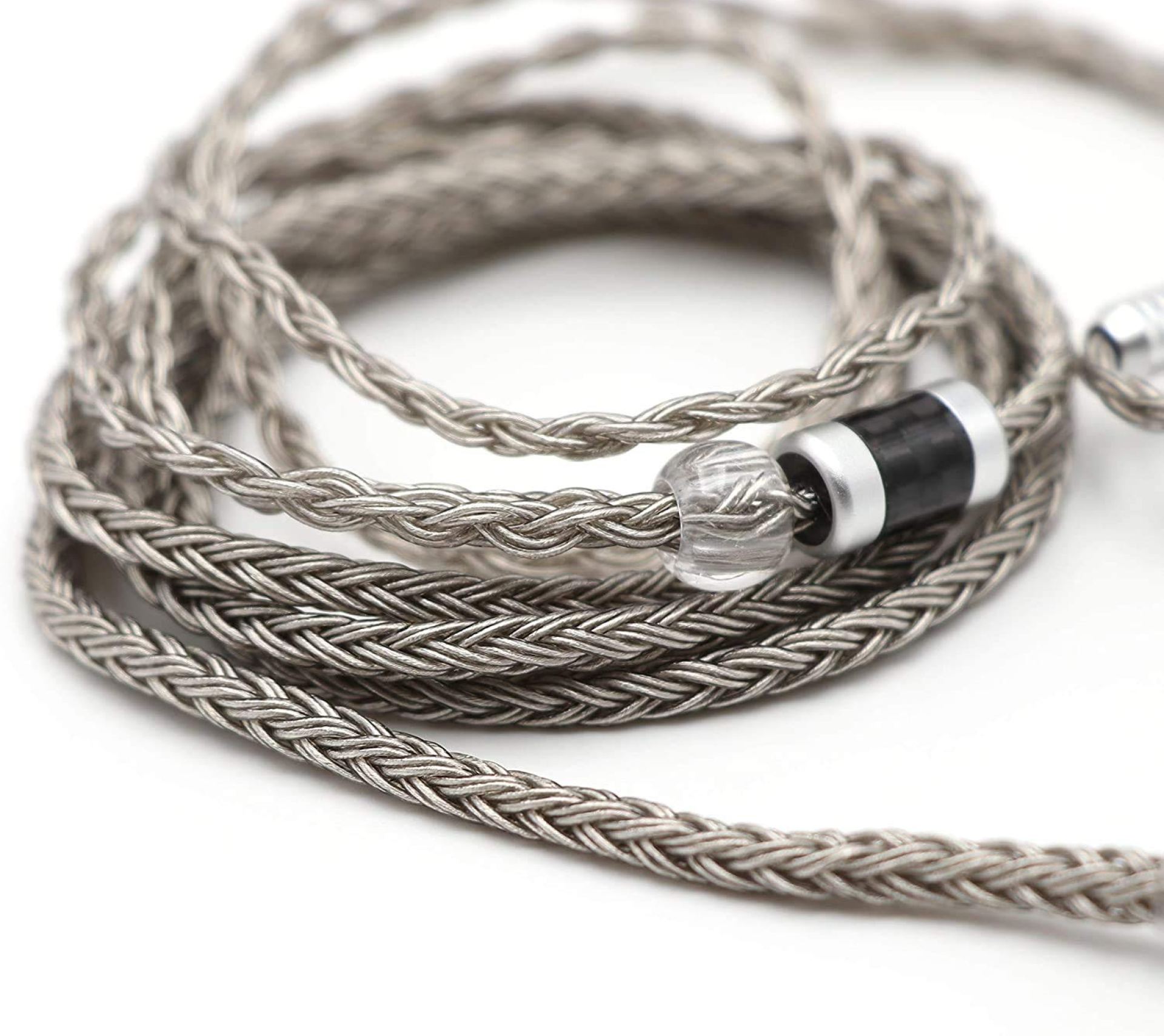 Linsoul Tripowin Zonie IEM Cable, 16 Core Silver Plated Earphone Upgraded Cords, 1.25m SPC in Ear Monitor Cable for 7hz Zero:2 Orchestra Lite Cadenza Hype4 Supermix4(2pin 0.78mm, 3.5mm)(Grey) Linsoul Tripowin Zonie IEM Cable, 16 Core Silver Plated Earphone Upgraded Cords, 1.25m SPC in Ear Monitor Cable for 7hz Zero:2 Orchestra Lite Cadenza Hype4 Supermix4(2pin 0.78mm, 3.5mm)(Grey)