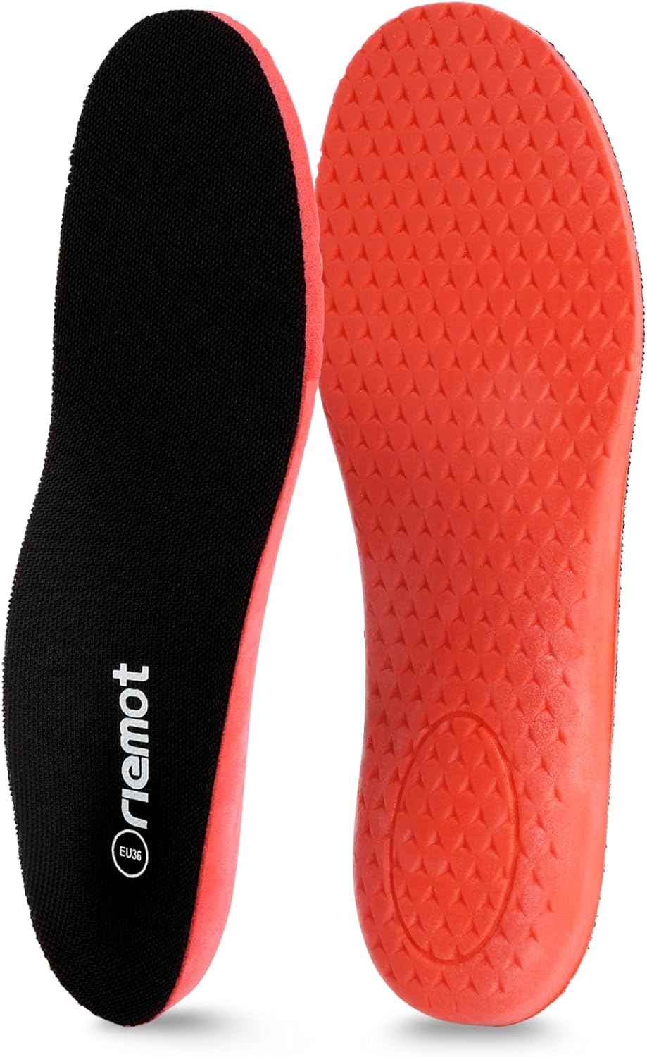 riemot Fitness Running Insoles for Men Comfortable Arch Support Inserts Plantar Fasciitis Relief Insoles Cushioning Athletic Gel Insoles for Sneakers,Hiking Shoes Black US10/ EU43 riemot Fitness Running Insoles for Men Comfortable Arch Support Inserts Plantar Fasciitis Relief Insoles Cushioning Athletic Gel Insoles for Sneakers,Hiking Shoes Black US10/ EU43