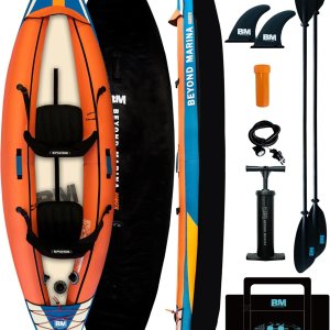 BEYOND MARINA Inflatable Kayak 2 Person, Recreational...