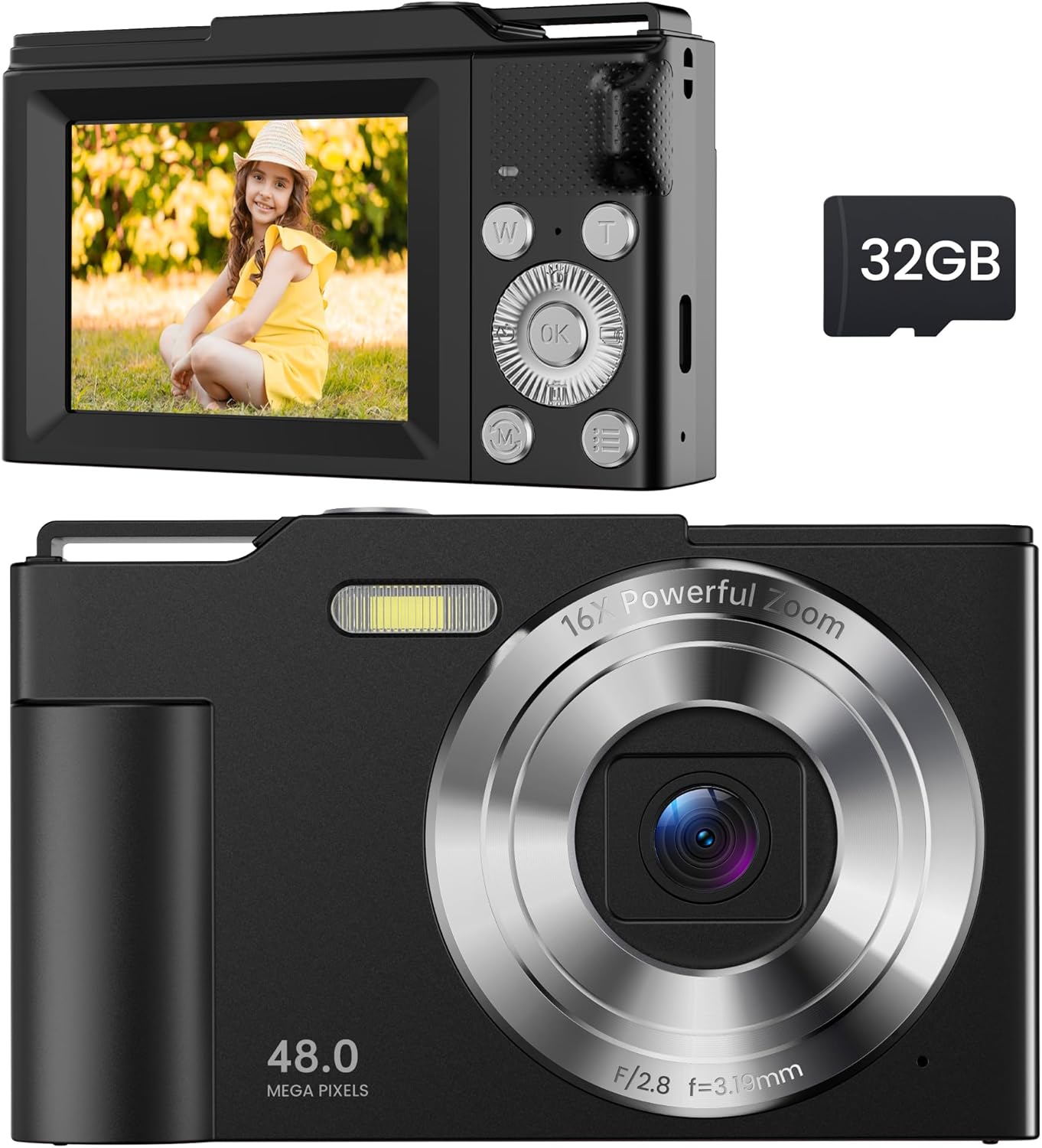 Digital Camera for Kids: Black Camera for Teens – Christmas Birthday Gifts for Boys Girls 8-10 – Toys for Boys Girls 8-13 – Compact Camera for 6 7 8 9 10 Years Old- Toys for Boys Kid Children Toddler Digital Camera for Kids: Black Camera for Teens – Christmas Birthday Gifts for Boys Girls 8-10 – Toys for Boys Girls 8-13 – Compact Camera for 6 7 8 9 10 Years Old- Toys for Boys Kid Children Toddler