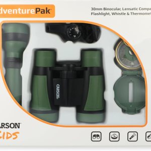 Carson AdventurePak Containing 30mm Kids Field Binoculars,...