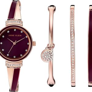 Anne Klein Women’s AK/2716RBST Premium Crystal...
