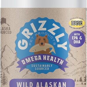Grizzly Pet Products Omega Health Liquid Omega-3 Supplement...