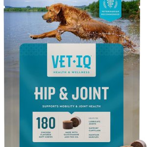 VetIQ Glucosamine Hip & Joint Supplement for Dogs,...